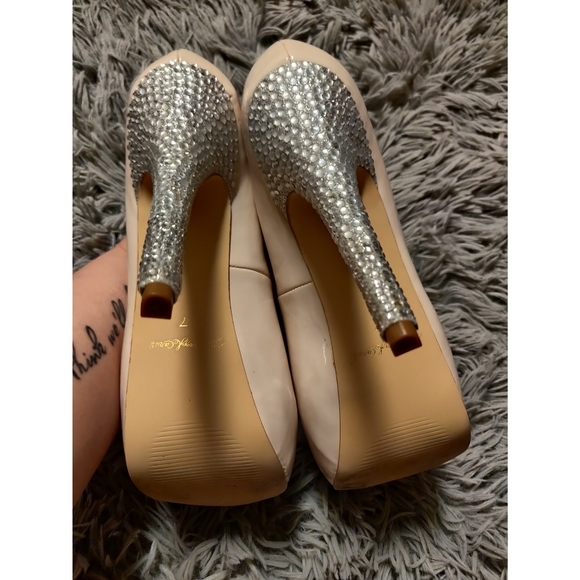 Mel B Diamond Heel New Bridal Glam Shoedazzle 7 - Picture 5 of 5